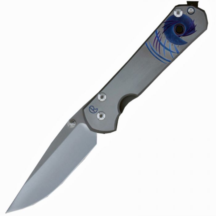 Нож складной Chris Reeve Large Sebenza 21 Unique Graphics-2, сталь CPM S35VN, рукоять титан