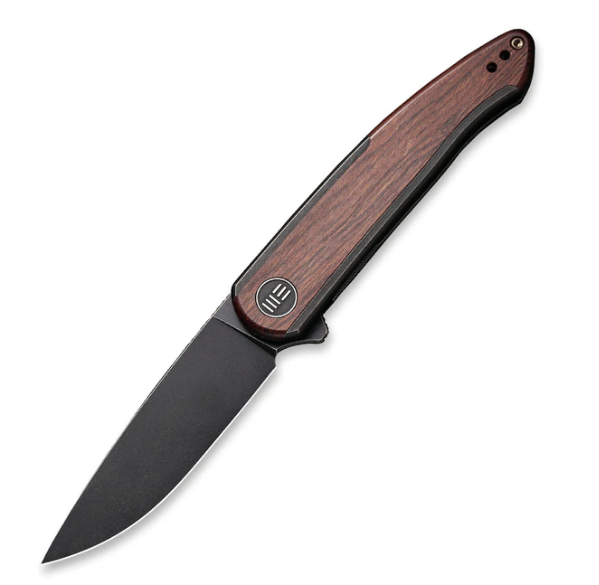 Складной нож WE Knife Smooth Sentinel Wood, CPM 20CV