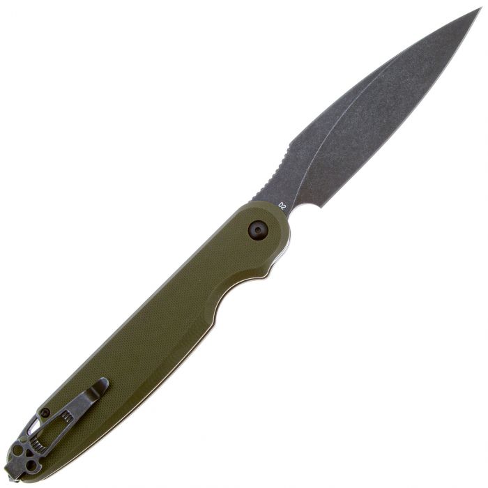 Складной нож Daggerr Parrot 3.0 Olive, сталь D2, G10