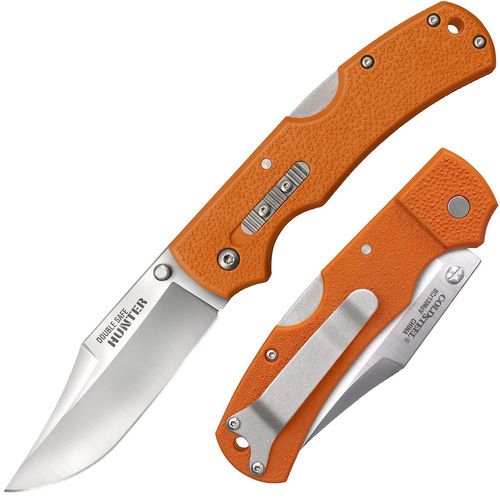 Складной нож Cold Steel Double Safe Hunter (orange), сталь 8Cr13MoV, рукоять GFN