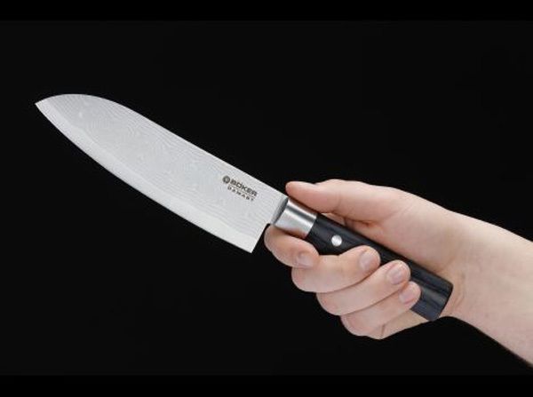 Нож кухонный поварской Сантоку, Boker