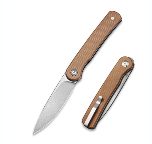 Складной нож CIVIVI Stylum, Brown Micarta