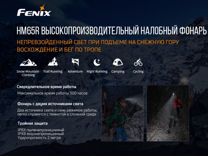 Налобный фонарь Fenix Raptor HM65R