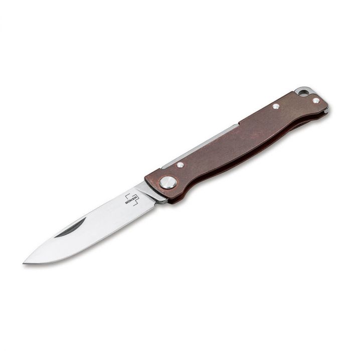 Складной нож Boker Atlas Copper, сталь 12С27, рукоять медь