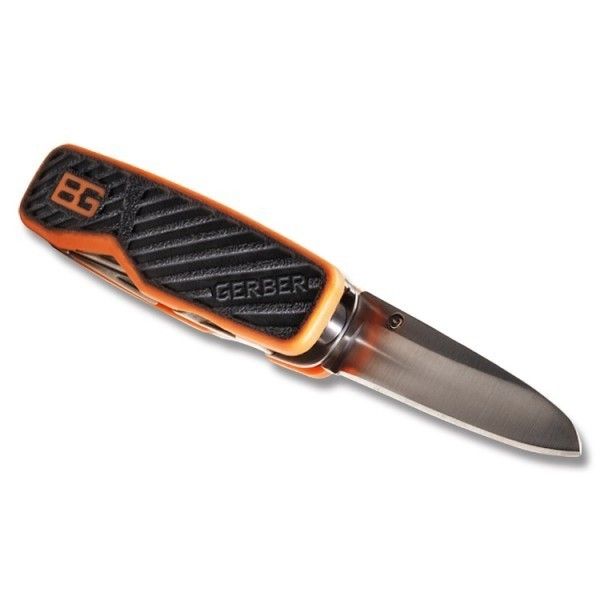 Мультитул Gerber Bear Grylls Pocket Tool, сталь 5Cr15, прорезиненная рукоять