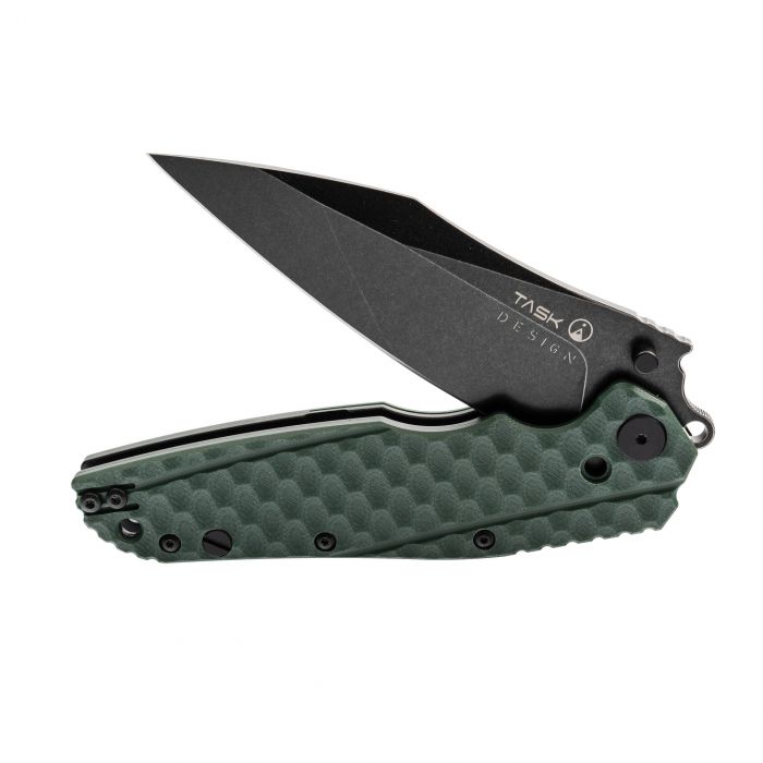 Складной нож TASKnives SPITFIRE, сталь D2 Black Stonewash, зеленый