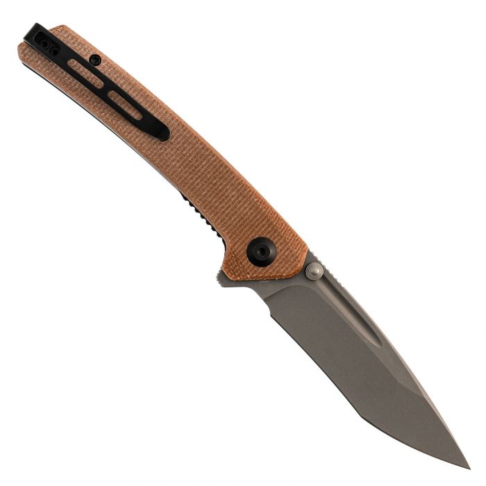 Складной нож CIVIVI Keen Nadder, сталь N690, Brown Micarta