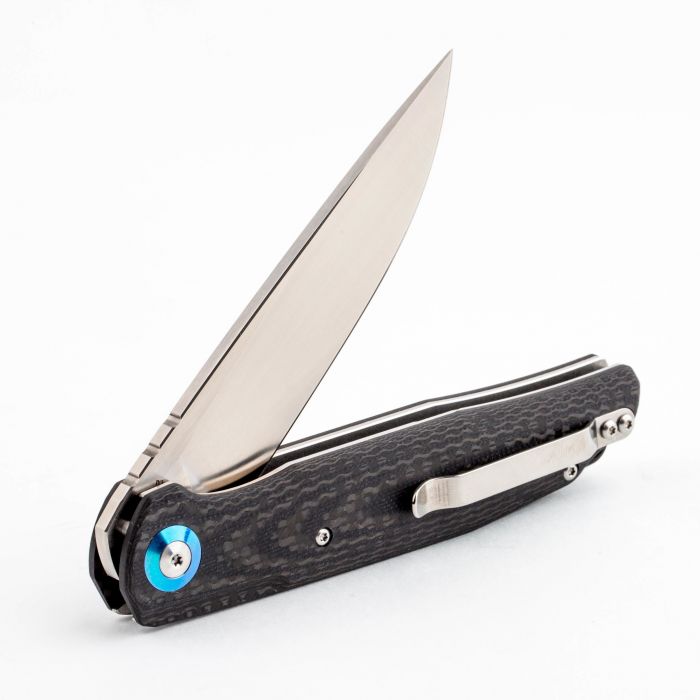 Складной нож Bestech Knives ASCOT, D2, Черно-серый карбон