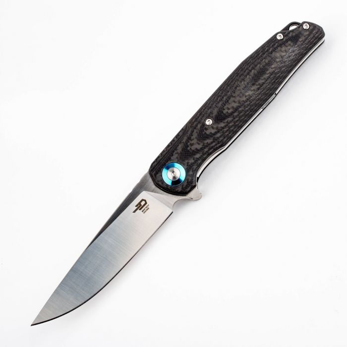 Складной нож Bestech Knives ASCOT, D2, Черно-серый карбон