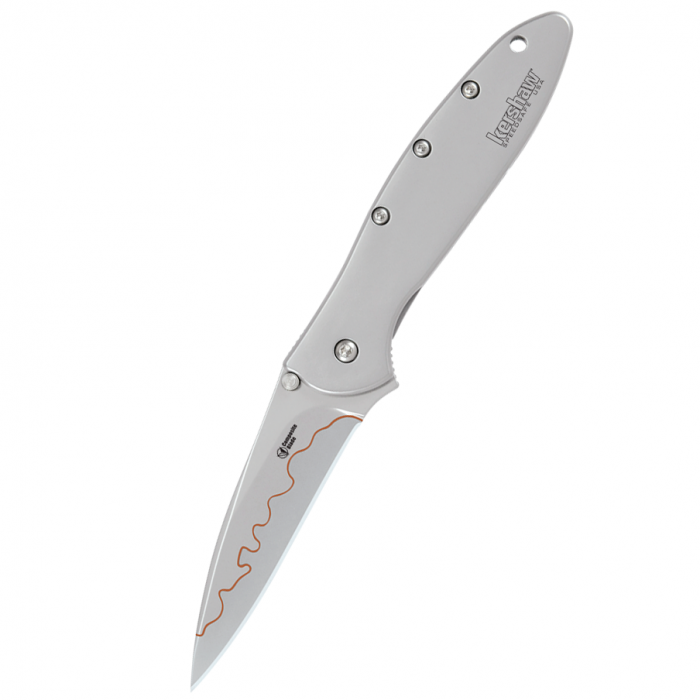 Складной нож Leek - Kershaw 1660CB (composite blade), сталь D2/Sandvik™ 14C28N, рукоять нержавеющая сталь 410