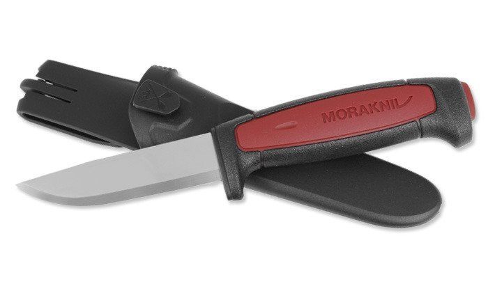 Нож с фиксированным лезвием Morakniv Pro C, углеродистая сталь, рукоять резина/пластик