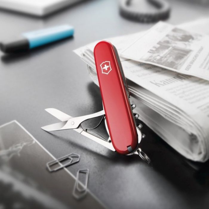 Нож перочинный Victorinox Compact, сталь X55CrMo14, рукоять Cellidor®, красный