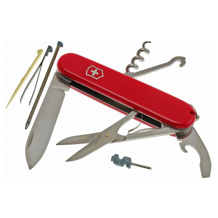 Нож перочинный Victorinox Compact, сталь X55CrMo14, рукоять Cellidor®, красный