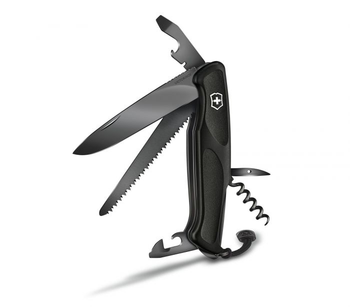 Нож перочинный Victorinox RangerGrip55 Onyx Black (0.9563.C31P), 12 функций